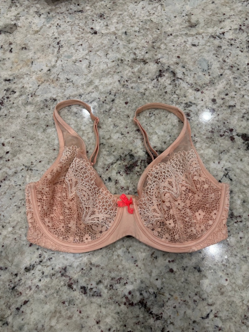 Victoria’s Secret Sheer Lace Unlined Demi Bra